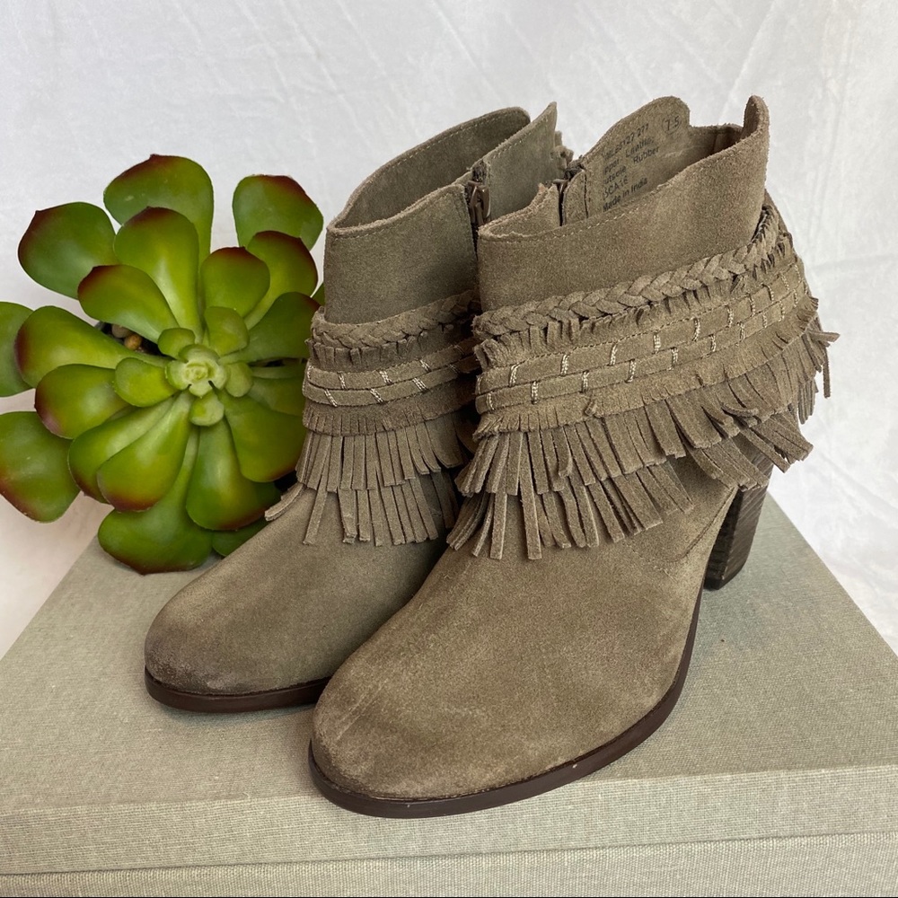 NWOB Naughty Monkey ‘In Lyne’ Fringe Ankle Bootie